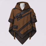 Oversized Knit Poncho Cape