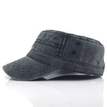 Mens Old Military Flat Cap