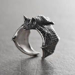 Bat Ring Medieval Vampire Bat