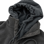 Vintage Military Hooded Fleece Jacket
