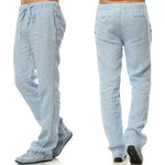Summer Pure Natural Linen Trousers